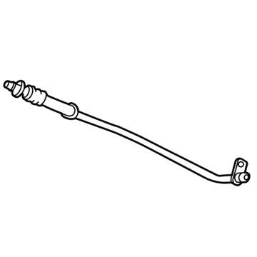 Mercedes-Benz ML550 Transmission Oil Cooler Hose - 166-500-03-72