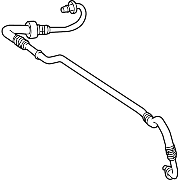 Mercedes-Benz GLS63 AMG Transmission Oil Cooler Hose - 166-500-03-05