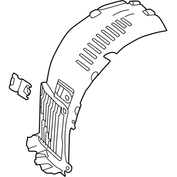 Mercedes-Benz AMG GT 55 Fender Splash Shield - 192-690-77-00
