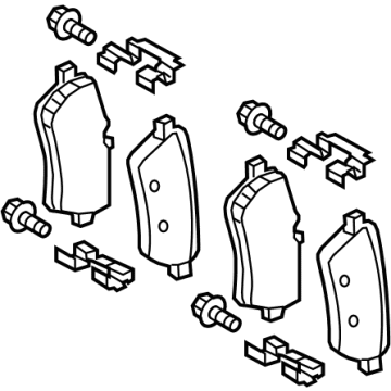 Mercedes-Benz S560 Brake Pads - 000-420-37-00