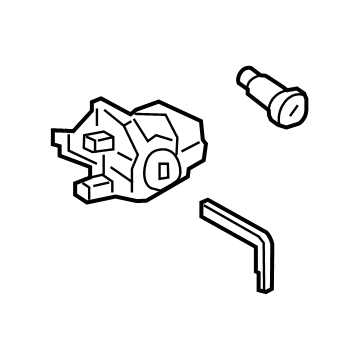 Mercedes-Benz G580 Door Lock Cylinder - 463-760-12-00
