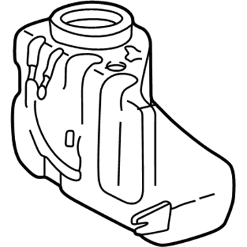 Mercedes-Benz SLK320 Windshield Washer Fluid Reservoir - 170-869-03-20