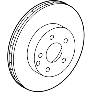 Mercedes-Benz SLK250 Brake Rotor - 212-421-13-12-90