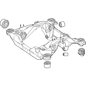 Mercedes-Benz EQE AMG Axle Beam - 297-350-12-00