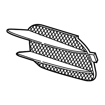 Mercedes-Benz E400 Grille - 213-885-68-00