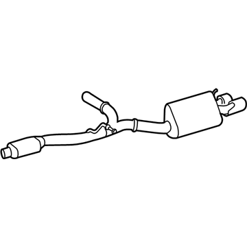 Mercedes-Benz CLK63 AMG Exhaust Pipe - 209-490-25-21