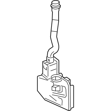 Mercedes-Benz GL550 Windshield Washer Fluid Reservoir - 166-869-04-20