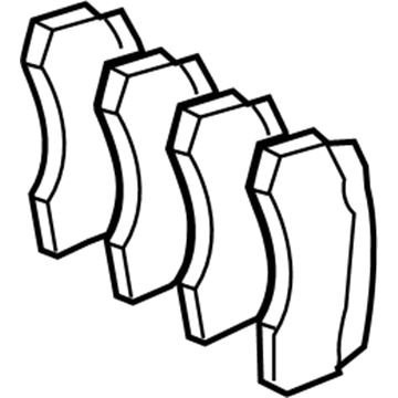 Mercedes-Benz E63 AMG Brake Pads - 000-420-64-04