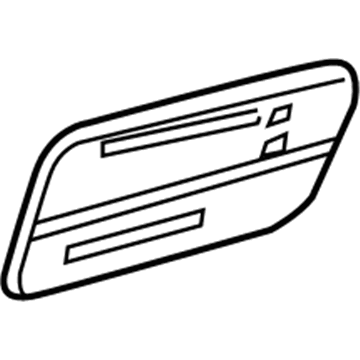 Mercedes-Benz CLS400 Fuel Door - 218-757-00-06