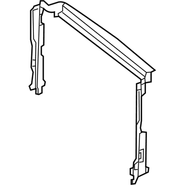 205-505-25-30 Mercedes-Benz Upper Baffle Illustration 1 of 1