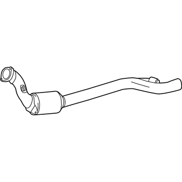 Mercedes-Benz CL63 AMG Exhaust Pipe - 221-490-48-20-80