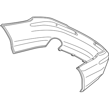 Mercedes-Benz SL550 Bumper Cover - 230-880-10-71