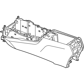 Mercedes-Benz GLC63 AMG S E Performance Center Console - 254-680-43-01-8T92