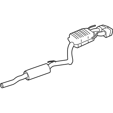 Mercedes-Benz CL63 AMG Exhaust Pipe - 216-490-34-21