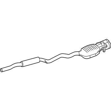 Mercedes-Benz CL63 AMG Exhaust Pipe - 216-490-35-21