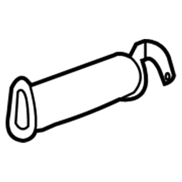 Mercedes-Benz CL63 AMG Exhaust Pipe - 278-140-00-08