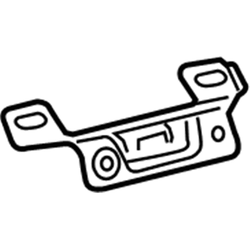 Mercedes-Benz 176-810-01-31 Assist Strap Rear Bracket 176-810-01-31 Mercedes-Benz Assist Strap Rear Bracket Illustration 1 of 1
