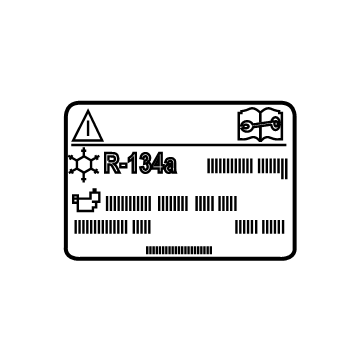 Mercedes-Benz 000-817-64-04 Warning Label Mercedes-Benz 000-817-64-04 Warning Label