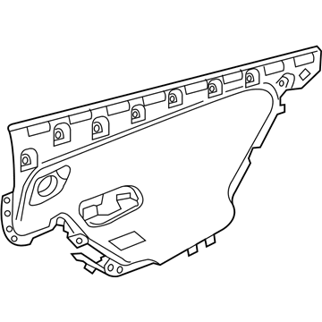 Mercedes-Benz A35 AMG Armrest - 177-730-67-01-9H15