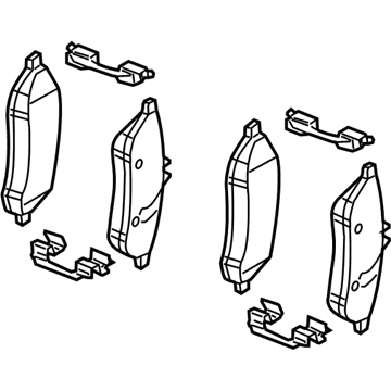 Mercedes-Benz C63 AMG Brake Pads - 007-420-59-20