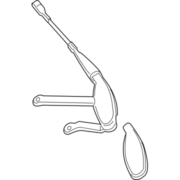 Mercedes-Benz EQS 450+ Wiper Arm - 297-820-47-00