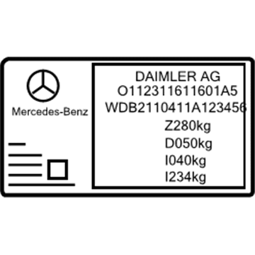 Mercedes-Benz 007-817-11-20-26