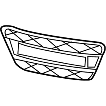 Mercedes-Benz GL450 Grille - 166-884-44-22