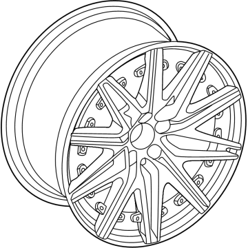 Mercedes-Benz AMG GT 55 Alloy Wheels - 192-400-10-00
