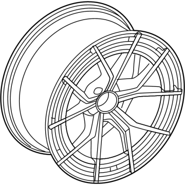 Mercedes-Benz AMG GT 55 Alloy Wheels - 192-400-05-00