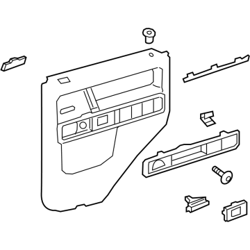 Mercedes-Benz 463-730-89-01-8X88 TRIM, REAR DOOR Mercedes-Benz 463-730-89-01-8X88 TRIM, REAR DOOR