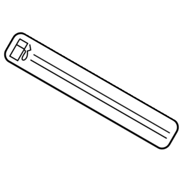 Mercedes-Benz 000-584-74-17 Caution Label Mercedes-Benz 000-584-74-17 Caution Label