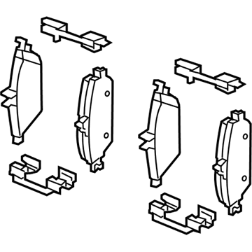 Mercedes-Benz GLA250 Brake Pads - 008-420-03-20