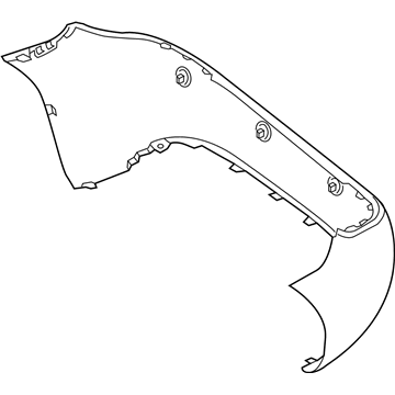 Mercedes-Benz SLC43 AMG Bumper Cover - 172-885-51-00-9999