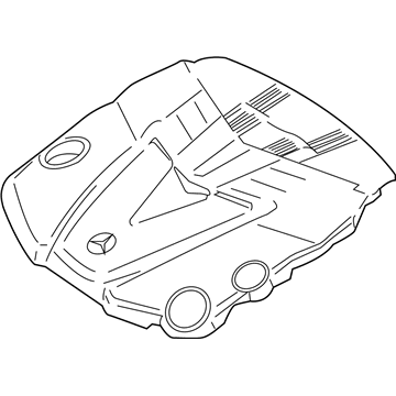 Mercedes-Benz S350 Engine Cover - 642-010-38-67