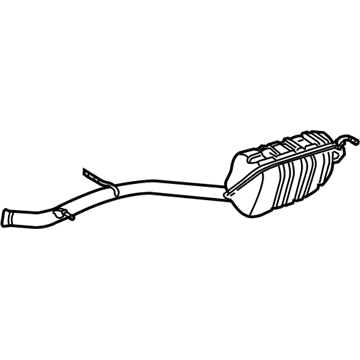 Mercedes-Benz E55 AMG Exhaust Pipe - 211-490-49-21
