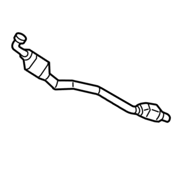 Mercedes-Benz E55 AMG Exhaust Pipe - 211-490-26-19-80