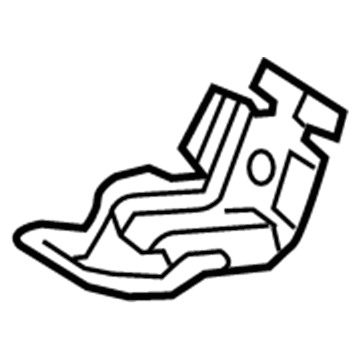 176-923-00-14 Mercedes-Benz Seat Cover Bracket Illustration 1 of 1