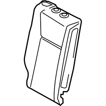 Mercedes-Benz 176-920-74-00 Seat Back Pad 176-920-74-00 Mercedes-Benz Seat Back Pad Illustration 1 of 1