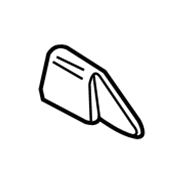 Mercedes-Benz 176-923-10-00 Headrest, Outer Reinforcement 176-923-10-00 Mercedes-Benz Headrest, Outer Reinforcement Illustration 1 of 1