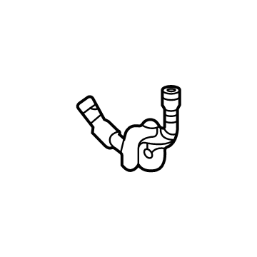 Mercedes-Benz CLE300 Coolant Reservoir Hose - 206-501-45-00