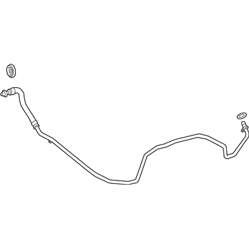 Mercedes-Benz S65 AMG Transmission Oil Cooler Hose - 222-270-28-02