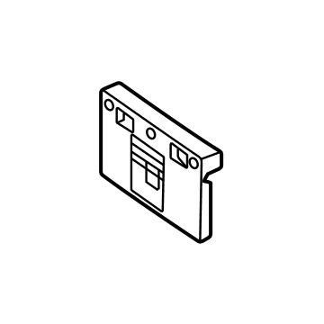 Mercedes-Benz 296-885-87-01 License Bracket Mercedes-Benz 296-885-87-01 License Bracket