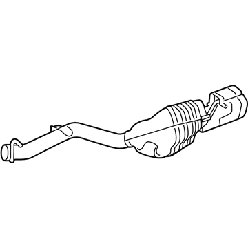 Mercedes-Benz E63 AMG Exhaust Pipe - 212-490-69-35