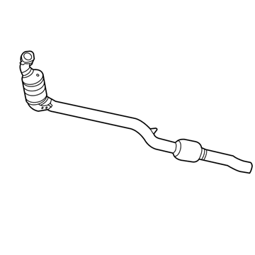 Mercedes-Benz E63 AMG Exhaust Pipe - 212-490-44-19-80