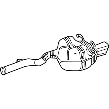 Mercedes-Benz E550 Exhaust Pipe - 207-490-52-21