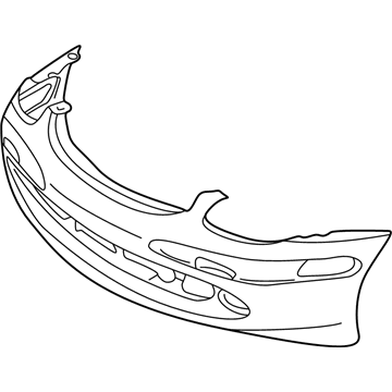 Mercedes-Benz SLK320 Bumper Cover - 170-885-04-25