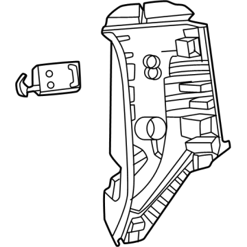 Mercedes-Benz CLE53 AMG Pillar Panels - 236-690-09-02-9K95