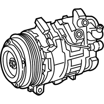 Mercedes-Benz GLE53 AMG SUV A/C Compressor - 000-830-82-04