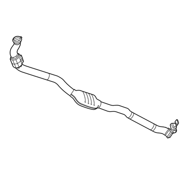 Mercedes-Benz E53 AMG Exhaust Pipe - 257-490-54-00