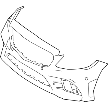 Mercedes-Benz C300 Bumper Cover - 205-880-22-05-9999